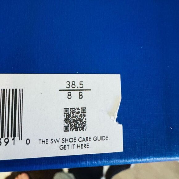 Stuart Weitzman Twist Knot Leather Slide Sandal, Designer‎ Size 8, Black, NWT - Picture 7 of 16